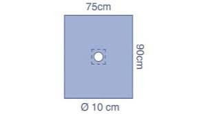 OPS™ Essential Small Fenestrated - Drape 10 x 7 CM Off Centered