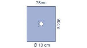 OPS™ Essential Small Fenestrated - Drape  Centered