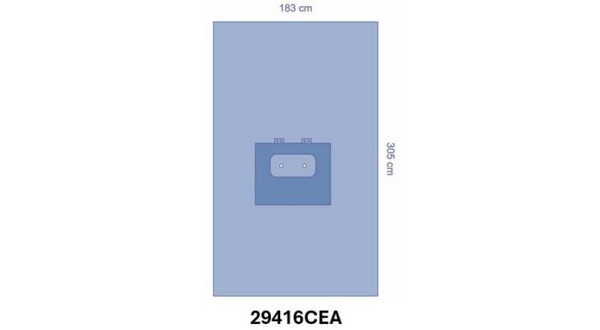 Eclipse® Reinforced Bilateral Extremity Drape 183 x 305 CM