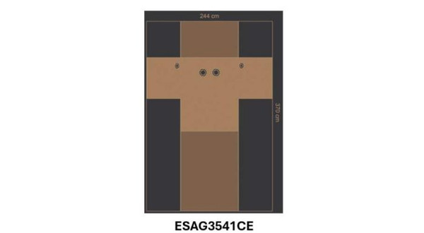 OPS™ Essential Angiography Drape with 4 Fenestrations 244 x 370 CM