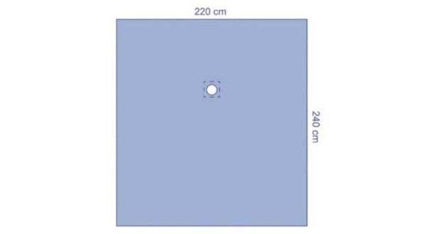 OPS™ Essential ENT Fenestrated Drape 3 220 x 240 CM