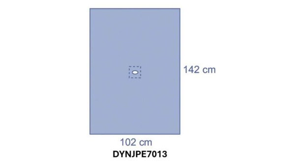 Eclipse® Ophthalmic Drape with Adhesive Fenestration 102 x 142 CM