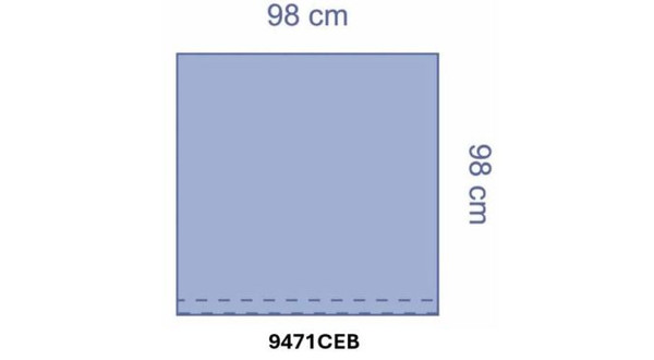 Eclipse® Adhesive Drape Sheet 98 x 98 cm