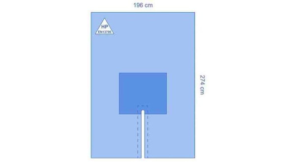 OPS™ Ultimate Reinforced Split Drape 7 x 107 CM