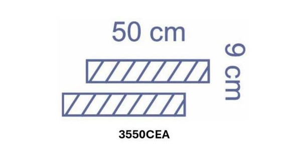 Paired Non-Woven Adhesive OP-Tape 2 x 9 CM