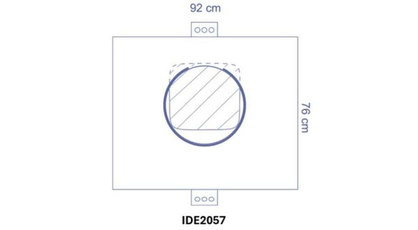 Invisishield Clear C-Section Fluid Collection Pouch 91 x 76 cm