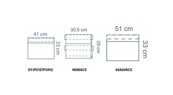 Invisishield Instrument 1-Compartment Pouch 30.5 x 29 cm