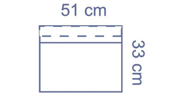 Invisishield Instrument 1-Compartment Pouch 33 x 51 cm