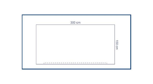 Invisishield Clear Set-Up Cover 300 x 150 cm