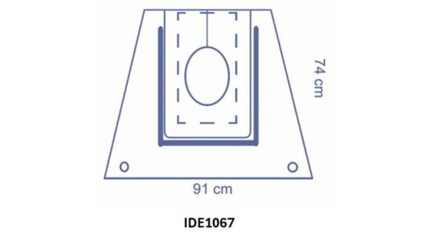 Invisishield Clear Arthroscopy Pouch 101 x 91 cm