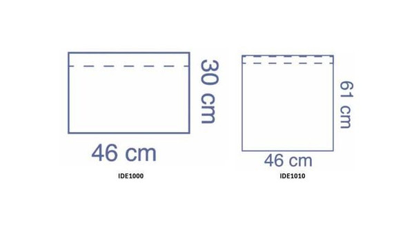 Invisishield Clear Adhesive Drape 45 x 30 cm
