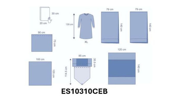 OPS™ Essential Delivery Drape and Gown Pack B