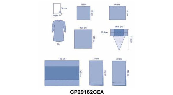 OPS™ Essential Delivery Drape and Gowns Pack with Leggings A