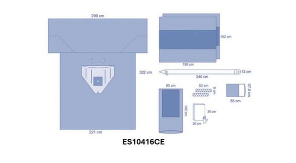 OPS™ Essential Arthroscopy Pack 2 with T-Drape