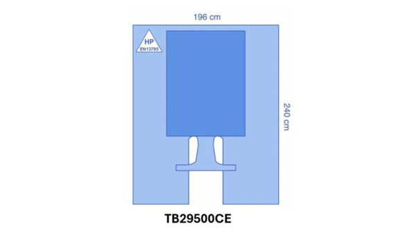 OPS™ Ultimate Reinforced Peri-Groin Drape 196 x 240 cm
