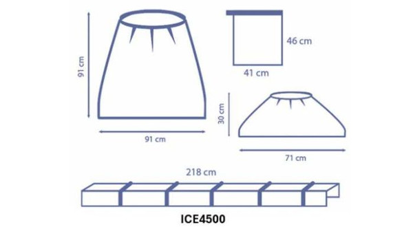 Universal Full-Coverage C-Arm Cover Set with Clips