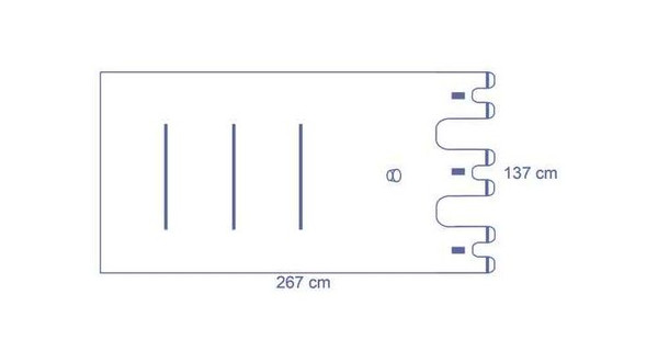 Microscope Cover Leica 68-mm Lens 137 x 267 cm, 68 mm