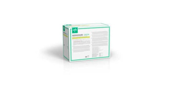 DermAssure™ Green Accelerator Free Synthetic Surgical Gloves 6