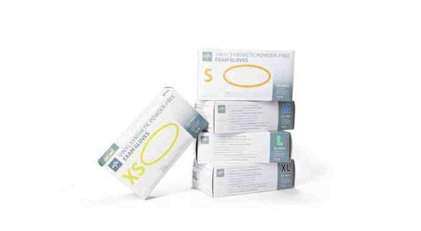 Eco Vinyl Clear Exam Gloves Medium