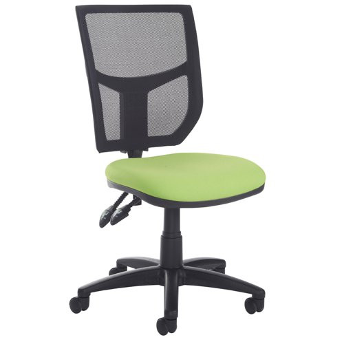 Altino mesh back PCB operator chair with no arms and seat slide - made to order