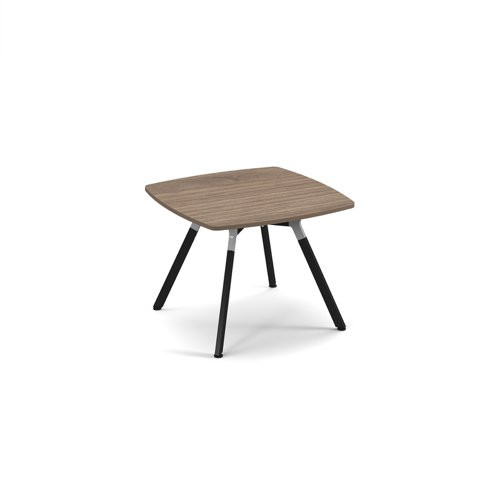 Anson executive square meeting table with A-frame legs - Barcelona walnut