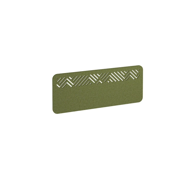 Chevron Acoustic Desktop Screen 1000w - Reed Green
