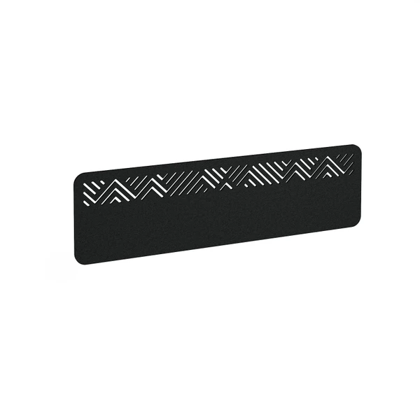 Chevron Acoustic Desktop Screen 1400w - Black
