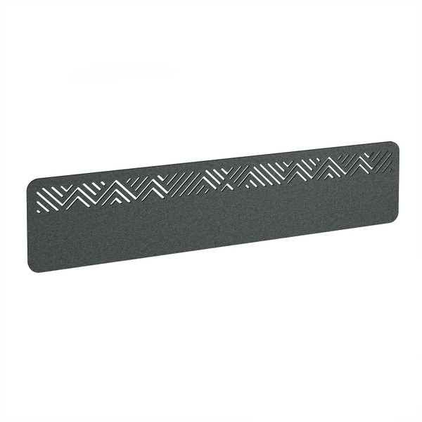 Chevron Acoustic Desktop Screen 1800w - Moonlight Grey