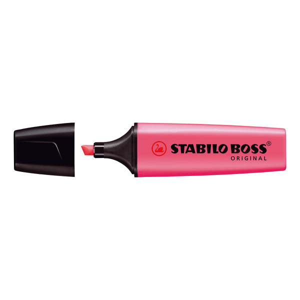 Stabilo Boss Highlighters Chisel Tip 2-5mm Line Pink Ref 70/56/10 [Pack 10]