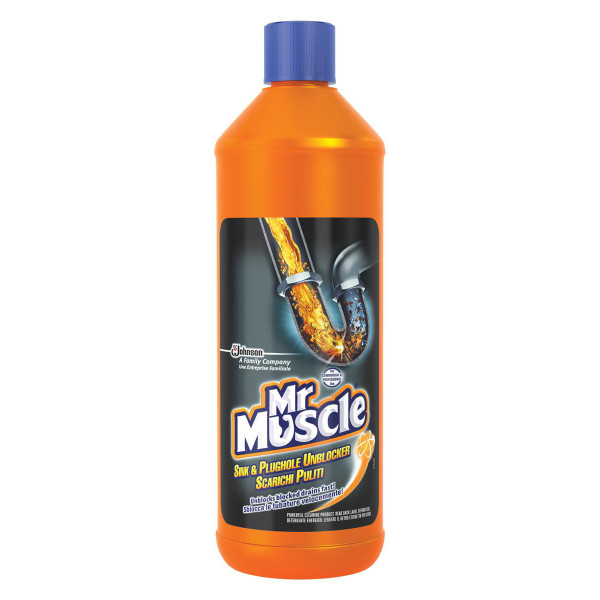 Mr Muscle Sink & Plughole Cleaner Professional 1 Litre Ref 97653