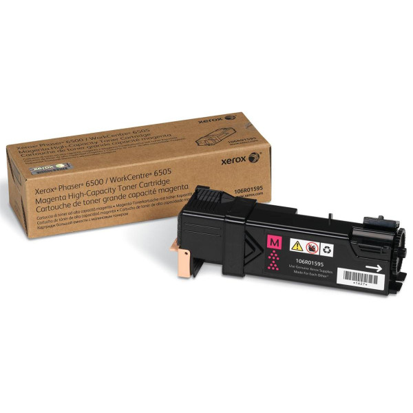 Xerox Phaser 6500 Laser Toner Cartridge High Yield Page Life 2500pp Magenta Ref 106R01595