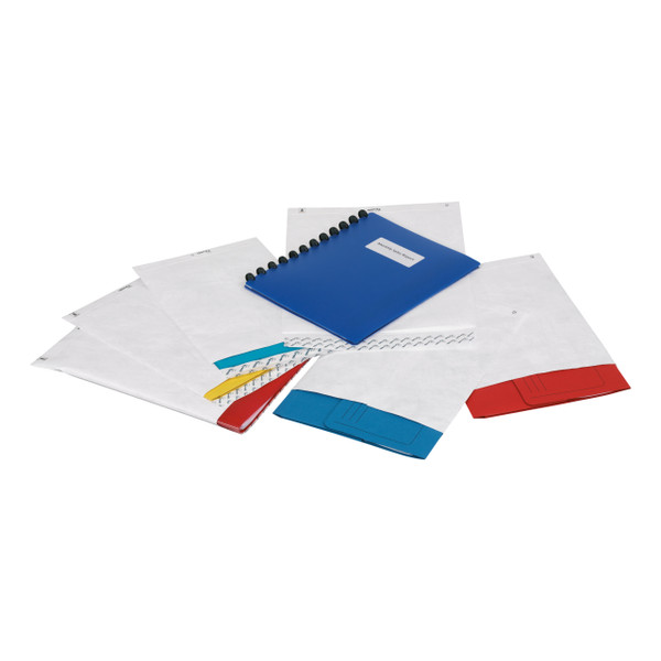 Tyvek Pocket Envelopes Strong Lightweight E4 394x305mm 55gsm Peel & Seal White Ref 11786 [Pack 100]