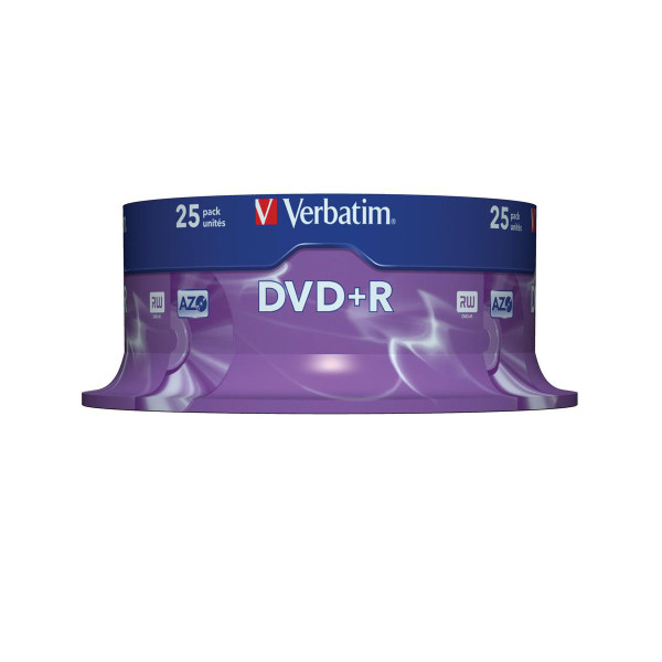 Verbatim DVD+R Spindle Ref 43500-1 [Pack 25]