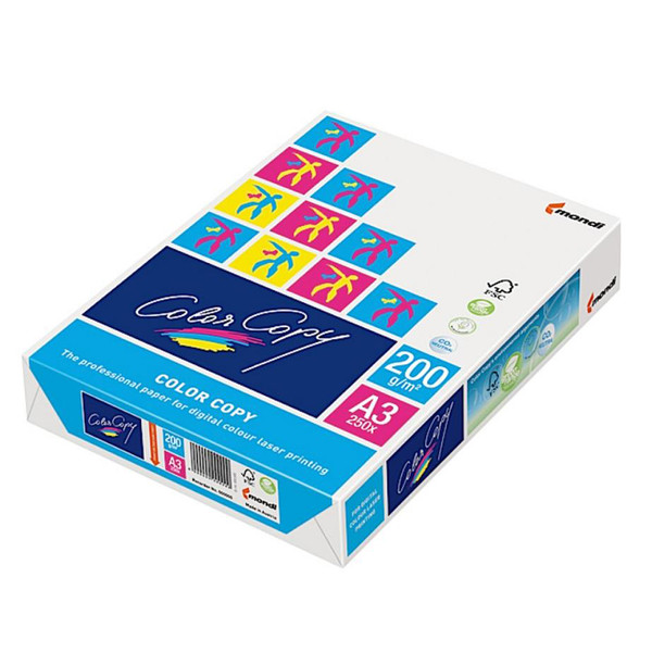 Color Copy Card Paper Premium Super Smooth A3 200gsm FSC White Ref COLA3200 [250 Sheets]