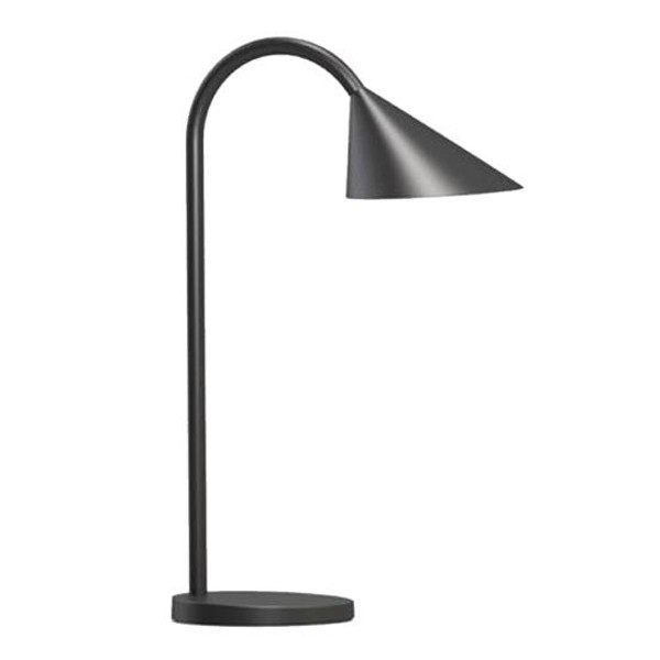 Unilux Sol LED Desk Lamp Adjustable Arm 4W Max Height of 450mm Base Diameter 140mm Black Ref 400086979