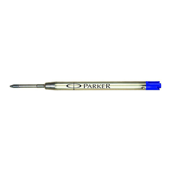 Parker Quink Ballpoint Pen Refill Cartridge Medium Nib Blue Ref 1950371 [Packed 12]