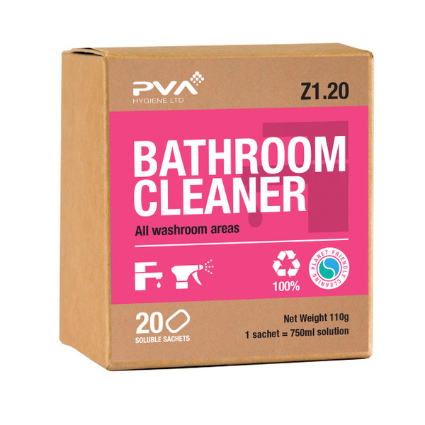 PVA Bathroom & Limescale Cleaner Sachets Ref 4018025 [Pack 20]