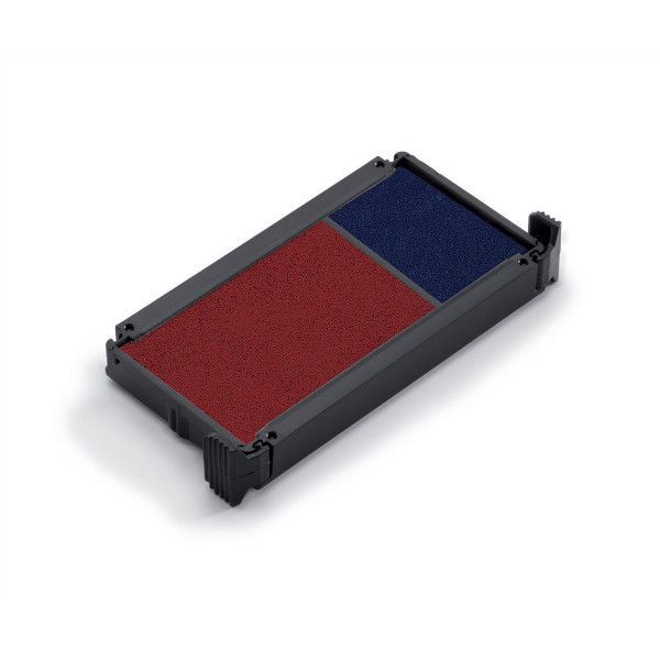 Trodat Office Printy Replacement Ink Pad 6/4912/2 Red/Blue Ref 83541 [Pack 2]