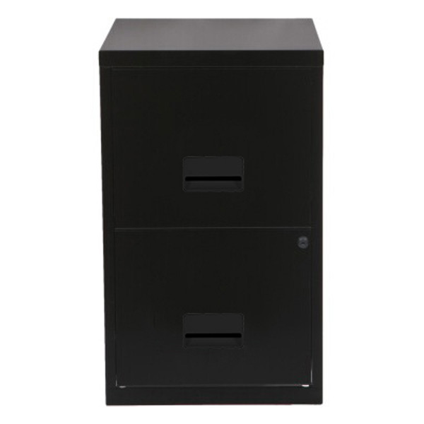 Filing Cabinet Steel 2 Drawer A4 400x400x660mm Ref 95010