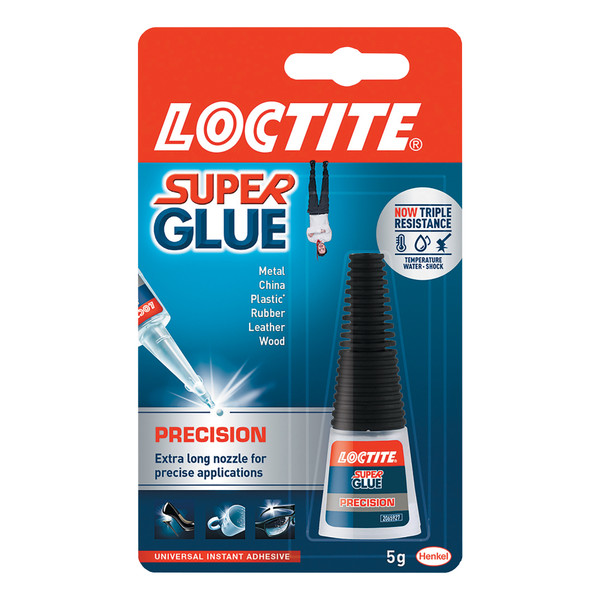 Loctite Super Glue Precision Bottle with Extra-long Nozzle 5g Ref 80001611