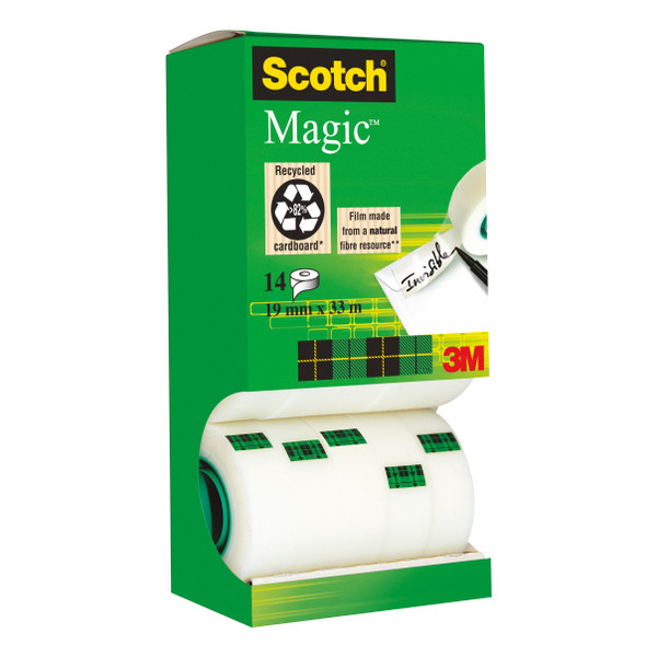 Scotch Magic Tape Value Pack 19mmx33m Ref 81933R14 [12 rolls & 2 FREE]
