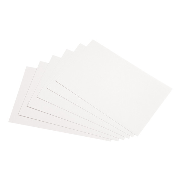 5 Star Office Record Cards Blank 8x5in 203x127mm White [Pack 100]