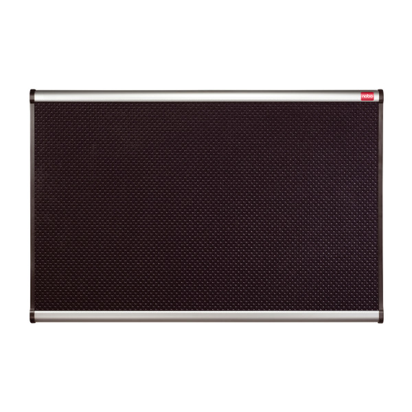 Nobo Classic Noticeboard High-density Foam with Aluminium Finish W900xH600mm Black Ref QBPF9060