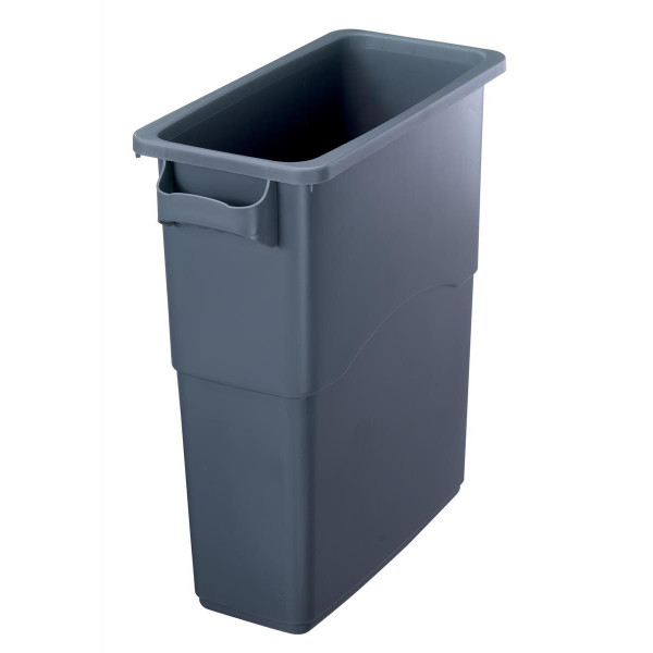 EcoSort Recycling System Midi Bin 60 Litre Capacity 275x590x635mm Grey Ref SPICEMIDGREY1