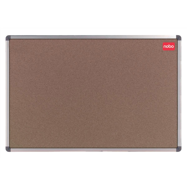 Nobo Classic Office Noticeboard Cork with Fixings and Aluminium Trim W1200xH900mm Ref 30530321