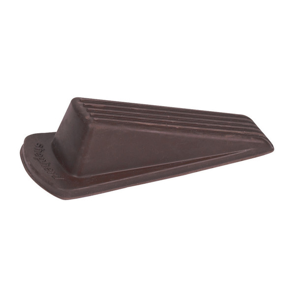 Door Wedge Heavy Duty Rubber W55xD120xH5-25mm Brown