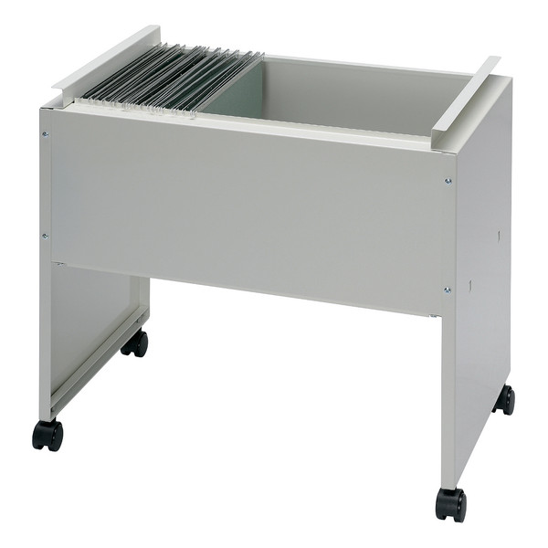 Universal Filing Trolley Steel Capacity 120 A4 or Foolscap Susp Files W650xD420xH580mm Grey