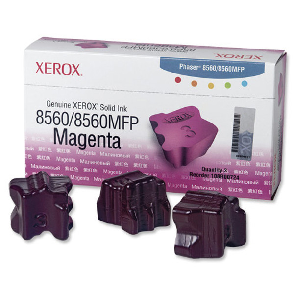 Xerox Ink Sticks Solid Page Life 3400pp Magenta Ref 108R00724 [Pack 3]