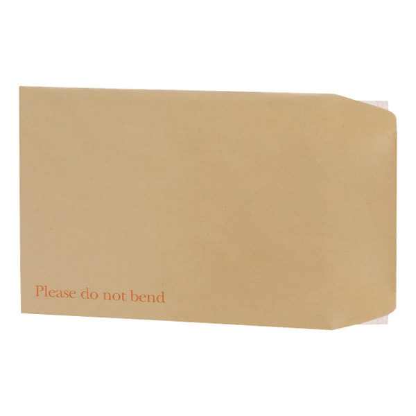 5 Star Office Envelopes Recycled Board Backed Hot Melt Peel & Seal 444x368mm 120gsm Manilla [Pack 50]