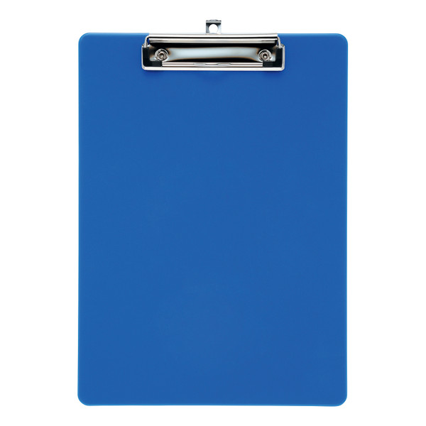 5 Star Office Clipboard Solid Plastic Durable with Rounded Corners A4 Blue